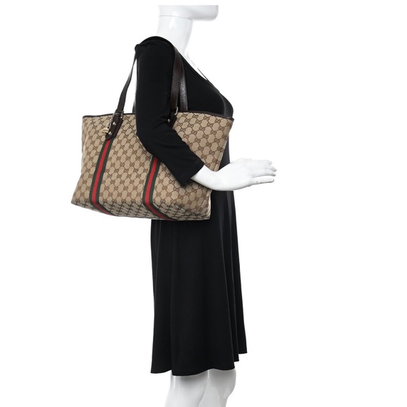 GUCCI Tote
Monogram Large Jolicoeur Tote Brown. Preloved. Great condition - Picture 3 of 14